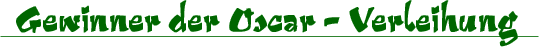 Oscar-Verleihung